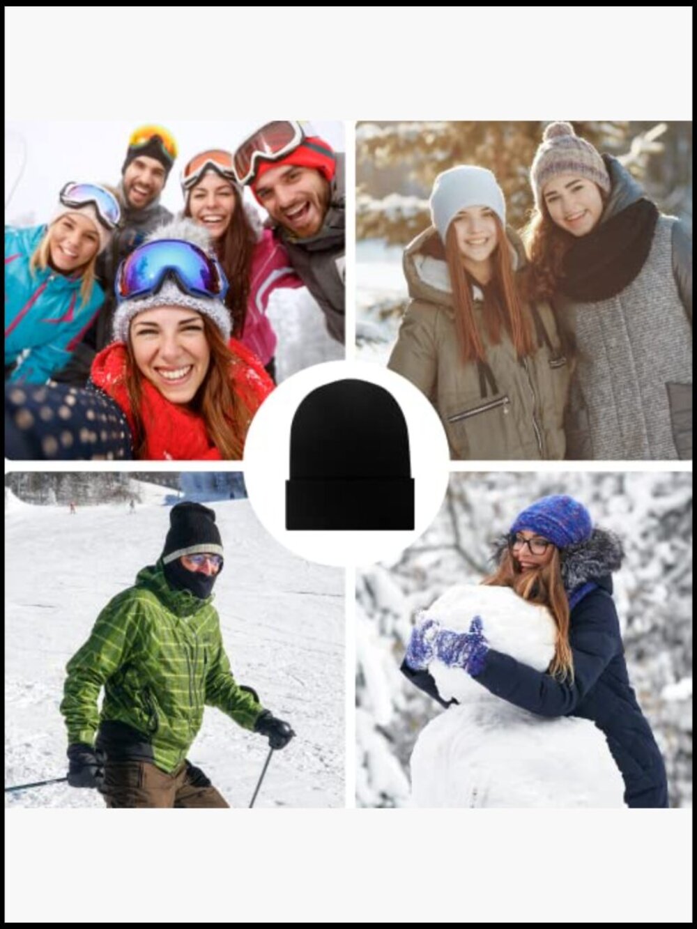 25 Pack Winter Beanie Hats Bulk Knit Skull Caps Men Women View 6